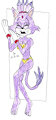 SNORING BEACH Blaze the Cat of Sonic the Hedgehog