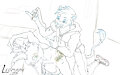 Olly working on Gourand by Leomane