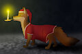Foxtober Day 14 - Candle by norvilion