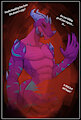 commission - Dragon - Trading card farewell dragonborn by Bear213