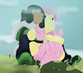 Akna Captures a Fluttershy by DeferredGalaxy