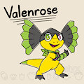 [COMM] Valenrose the Helioptile by Arcfiend150