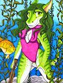 Lime Shark Spearfishing by bdever