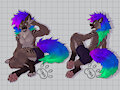 Yeenin' 🐾💜💙💚 by grencapra