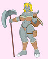 Barbarian Hippo by Ashkihyena