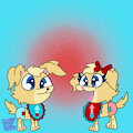Baby Tuck and Ella by ScratchandMeppsFan19