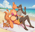 Family Beach Day by madaraoluv2