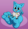 Toon Cat Mom's Squishy Paws by EvilSprite