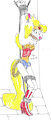 WONDER WOMAN Minerva Mink of Animaniacs DiD by Godzilla713