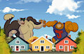 SUBURBAN KAIJU by ChesterRaccoon