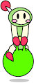 Green Bomberman's Space Hopper Bounce by DemonFuego48