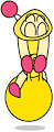 Yellow Bomberman's Space Hopper Bounce by DemonFuego48