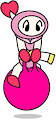 Pink Bomberman's Space Hopper Bounce by DemonFuego48
