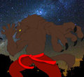 Werewolf Wendsday 7/10/2013 by Heartlessfang, colored by me by 1mastermind