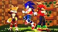 team sonic by RocketSpuff