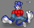 Blues Kitty Toes by TheRedSkunk