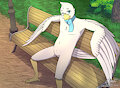 Nudist Bench YCH - Anon by codyf0xx