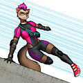 [C] Brolly the Runner by MykeGreywolf