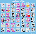 Zander & Skylar Telegram Stickers by pandapaco