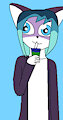 Iridia Drinking Matcha by NickyCoolBun