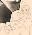 Delia's chill time by Sparkythechu