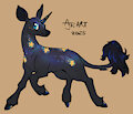 Falling star unicorn