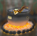 Foxtober Day 16 - Cauldron by norvilion