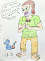A feast for a Smurf... by powdercat