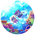 Diving Through The Great Barrier Reef by myaoduixa