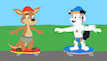Skateboarding In Undies by ShiftyTheB787