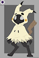 Classic Mimikyu Anthro Adopt-CLOSED by ChaosEye
