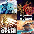 Commissions OPEN! / Pay-What-You-Want! // by TwilightSaint