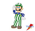 Mario & Luigi (NES Golf) by Minochu96