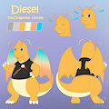 Diese the Dragonite | Comm by JMLuxro