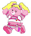 Cheer Bear as Cure Peach by NewOliviaKoopaPlude