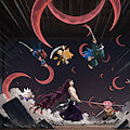 Moon fight by felover