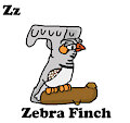 Animal Alphabet 1 Parody: Zebra Finch (Alphabetimals)