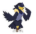 Villain bird oc by Angiebirds