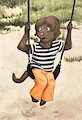 Girl On A Swing by Christaphorac