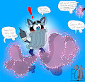 Rom The Cat Got Happy Feet! by Feetgrowthlover2