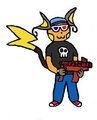 PichuPal dressed as Zeke
