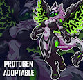 [ADOPTABLE] / Chaos Spectrum Protogen by Sheecktor