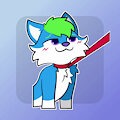 Leash stickers YCH for Nick