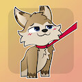 Leash sticker YCH for Zake by AlexUmkaArt