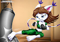 Wiktoria kicking by bbmbbf