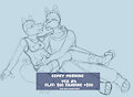 Comfy Morning - YCH #4 by ShadeofRae