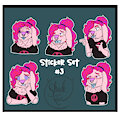 Sticker Batch #3 - Mario by ShadeofRae