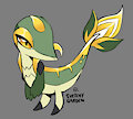 Snivy Myron by DarkEeveeon