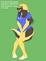 Amber Doggermon by LurkingTyger