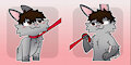 Leash stickers YCH for AlexDurand by AlexUmkaArt